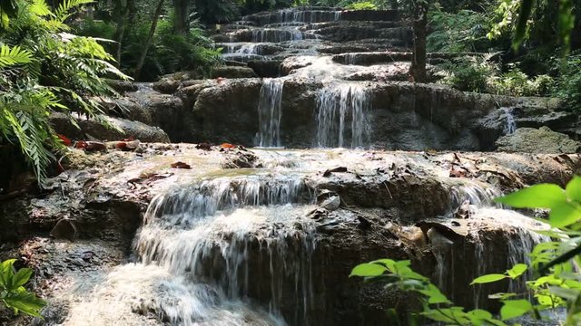 Mae Kae 2 waterfall or Kaofu waterfall in Lampang, Thailand