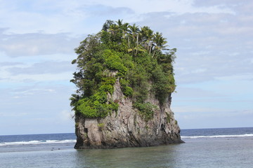 Flowerpot Rock, near Pago Pago, American Samoa