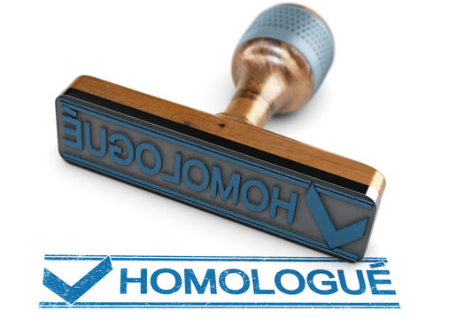 Homologation de produit. Certificat de conformité produit.