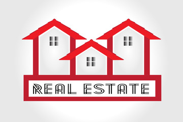 Logo real estate houses