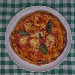 Margherita Pizza Mozzarella basil oil
