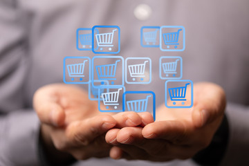 Shopping cart as part of the network in hand . The concept of Innovation in e-Commerce.