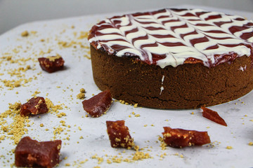 Delicious cake for afternoon tea