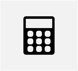 Calculator icon vector logo template