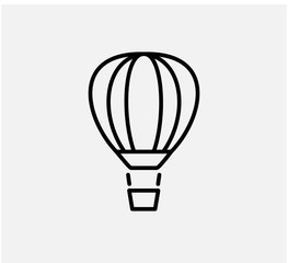 Balloon icon vector logo design template