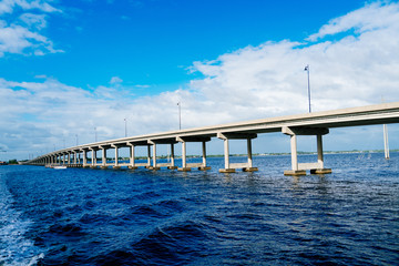 Obraz premium The Peace river at Punta Gorda and Port Charlotte