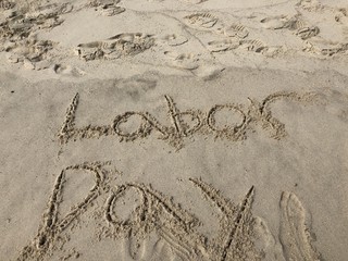 Labor Day in the sand