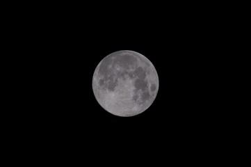 Super full moon in night