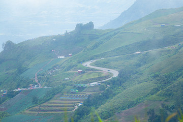 Amazing perfact landscap nature mountain and suset