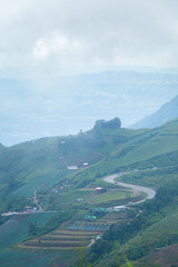 Amazing perfact landscap nature mountain and suset