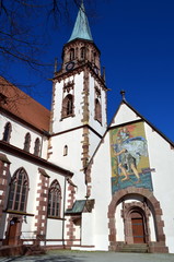 Obraz premium St. Blasiuskirche in Glottertal im Schwarwald