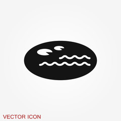 Pond icon illustration isolated vector sign symbol