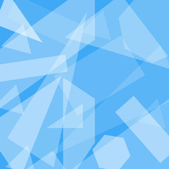 Abstract modern geometry white and blue background. Flat. Vector. Eps10