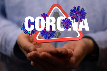 Corona Virus - Microbiology And Virology Concept - 3d Rendering.