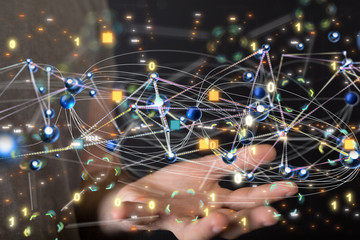 data code binary concept 3d