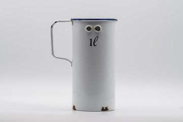 Messbecher Alt Blech