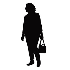 a woman body silhouette vector