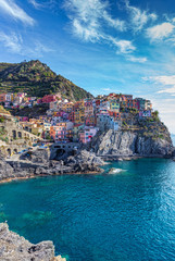 Manarola village in Cinque Terre, Liguria, Italy