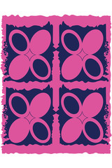 Happy Easter.decorated Easter eggs.vector illustration.