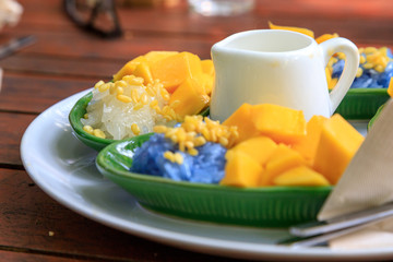 Sticky Rice mit Mango