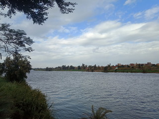 Obraz premium lake and blue sky