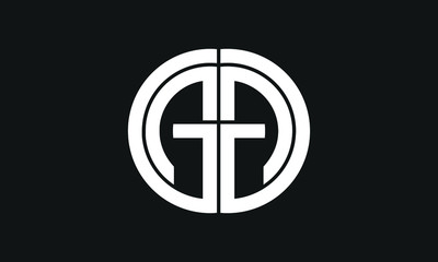 Obraz premium OAG, OGA, GOA initial letters Logo Template, Professional Letters monogram Logo on background. Mirror AG logo.