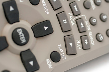 Fototapeta premium Remote control on a white background