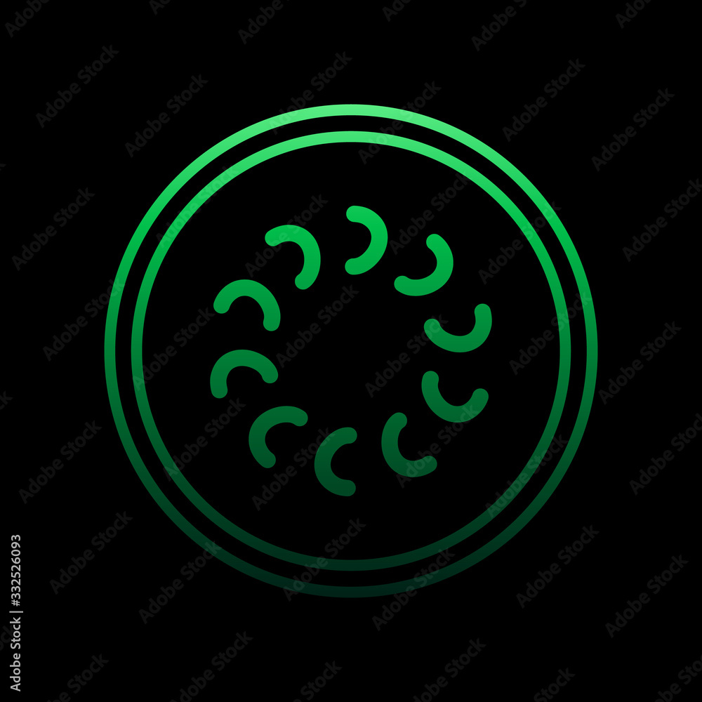 Poster sliced fruit nolan icon. simple thin line, outline vector of fruit icons for ui and ux, website or m