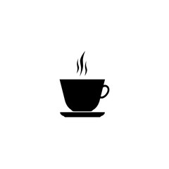 Cup icon. Hot drink sign symbol.Flat vector.