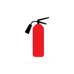 Fire extinguisher. Fire vector icon.i llustration.