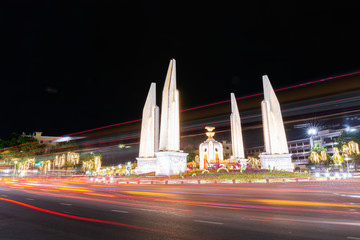Fototapeta premium Beautiful city in night colorful