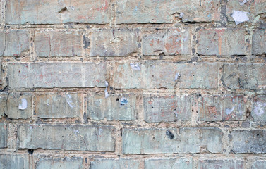 brick wall of a building, texture background. patterns and cracks