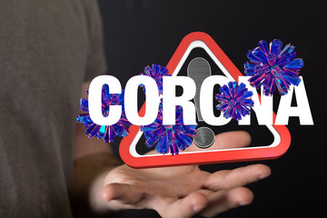 epidemic coronavirus 2019-nCoV 3d (2019-nCoV). .