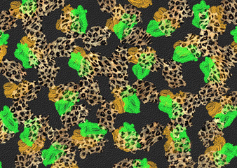 Obraz premium abstract exotic leopard skin texture