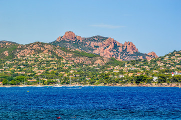 Fototapeta premium Massif de l'Esterel