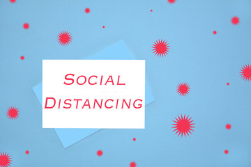 Social Distancing notecard