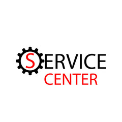 Service center words for banner design. Poster, banner.