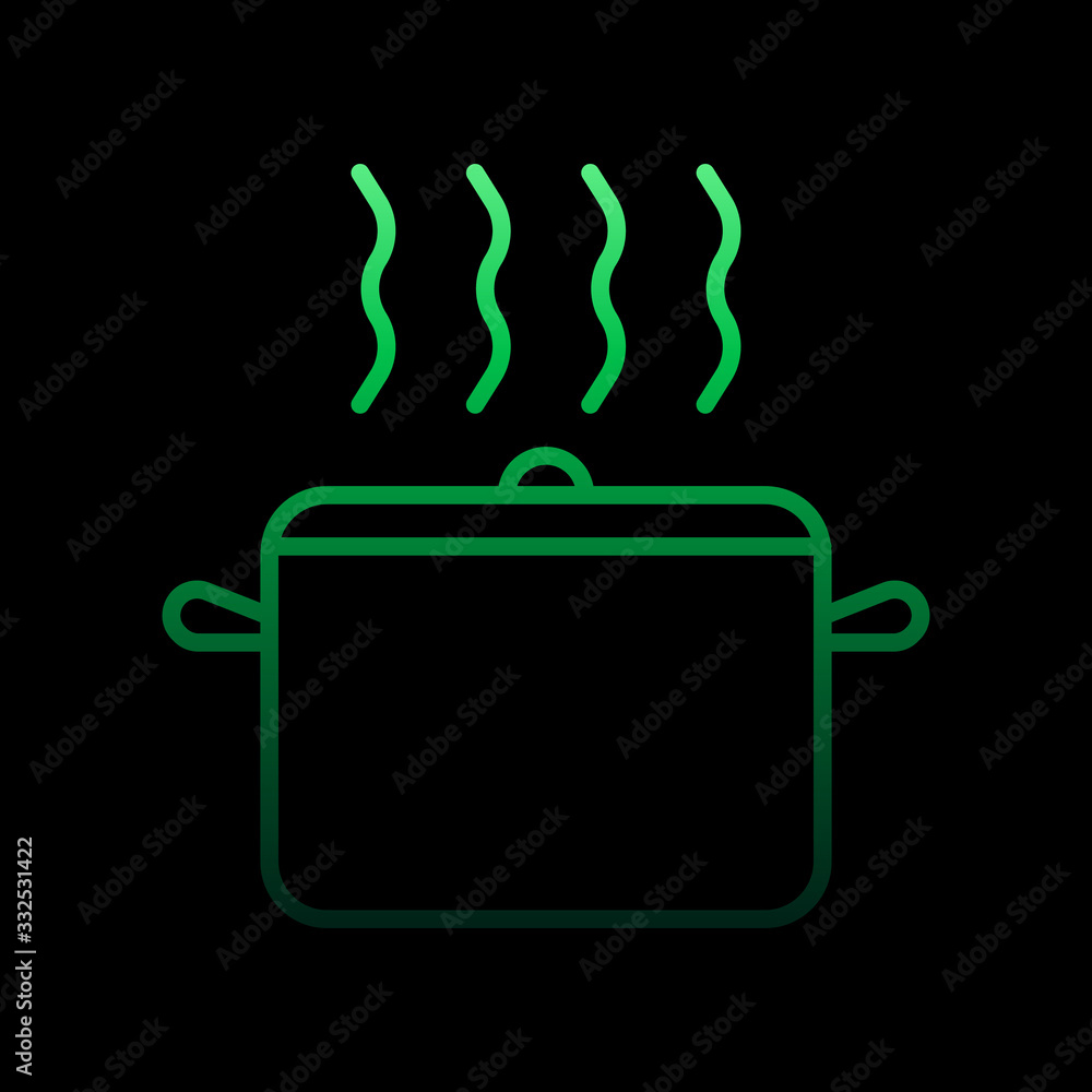 Poster pan outline nolan icon. simple thin line, outline vector of restaurant icons for ui and ux, website 