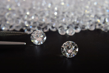 Diamonds are valuable, expensive and rare. For making jewelry	