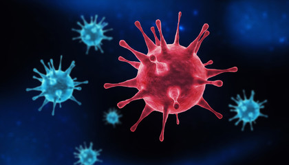 New coronavirus 2019-ncov. 3D illustration