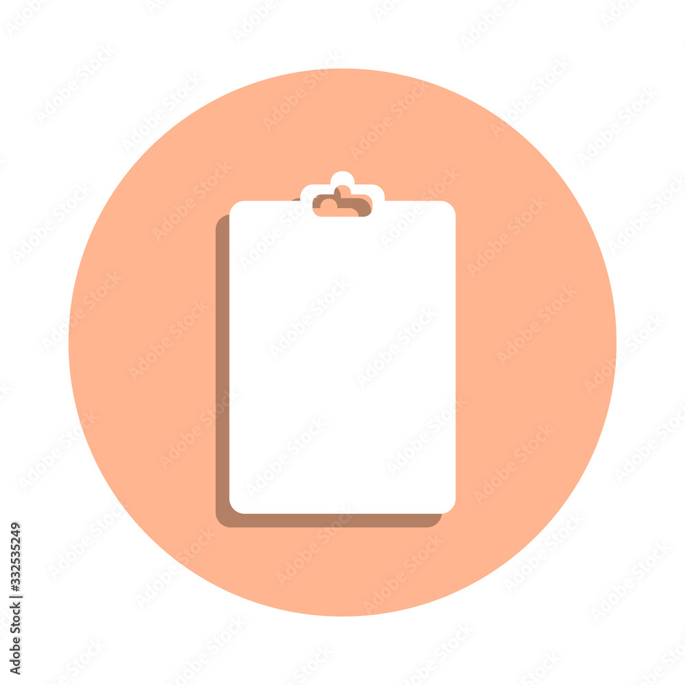 Poster tablet folder badge icon. simple glyph, flat vector of web icons for ui and ux, website or mobile ap