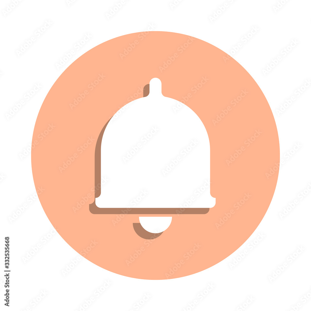 Poster notification badge icon. simple glyph, flat vector of web icons for ui and ux, website or mobile app