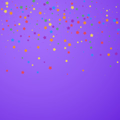 Festive confetti. Celebration stars. Joyous stars 