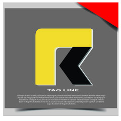 Abstract, modern letter decorative font with gradient and solid. Decorative monogram alphabet