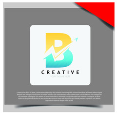 Abstract, modern letter decorative font with gradient and solid. Decorative monogram alphabet