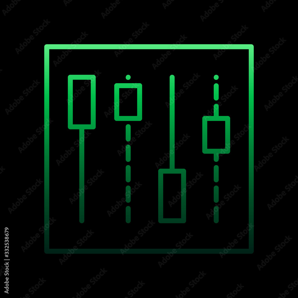 Poster electricity, switch nolan icon. simple thin line, outline vector of electricity icons for ui and ux,