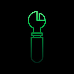 electricity, wrench nolan icon. Simple thin line, outline vector of electricity icons for ui and ux, website or mobile application