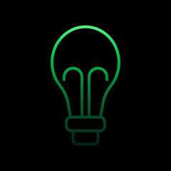 electricity, light bulb nolan icon. Simple thin line, outline vector of electricity icons for ui and ux, website or mobile application