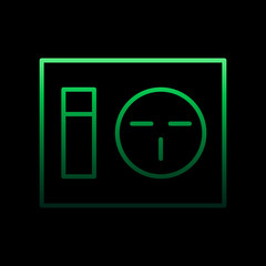 electricity, socket nolan icon. Simple thin line, outline vector of electricity icons for ui and ux, website or mobile application