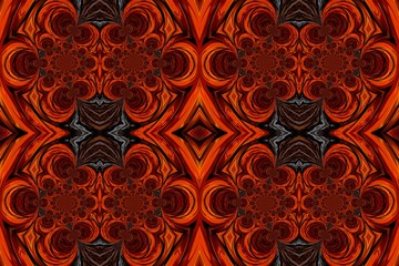 Abstraction in color with various forms  